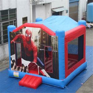Château gonflable <span class=keywords><strong>Spiderman</strong></span> pour enfants 4x3,5m - Château gonflable commercial certifié CE avec souffleur pour location de fête - Product Image 2