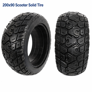 Pneu plein 200x90 8 pouces pour trottinette électrique, tout-terrain, élargi, anti-crevaison, roue en caoutchouc robuste, pièce de rechange pour M365 GXL - Product Image 1