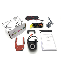 Caméra de tableau de bord de voiture à double objectif avant/arrière WiFi GPS 2K 1440P 1080P WDR Enregistreur de conduite Vidéo DVR Boîte noire