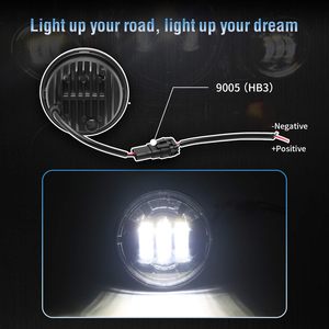 OVOVS luces antiniebla LED de 4,5 pulgadas luz auxiliar para Har-ley Davi-dson Electra Street Glide Heritage Softail Classic Road King - Product Image 4