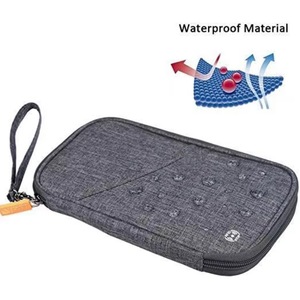 Porta pasaportes familiar de fábrica BSCI, organizador de documentos de viaje, tarjetero tipo clutch. - Product Image 6