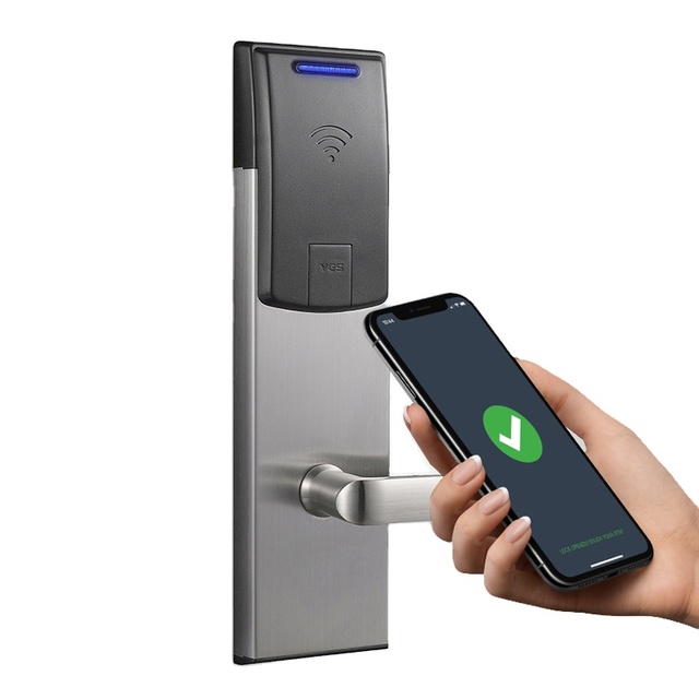 China Factory OEM ODM Manufacturing Hotel Guestroom App Control Durable Smart Door Lock with WiFi Anti-Theft Waterproof Key