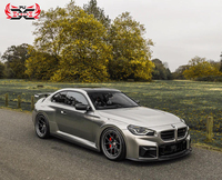 Prises d'air avant en fibre de carbone sèche style TRE pour BMW G87 M2 Coupé, grille, séparateur avant, aérateur, spoiler, garniture de pare-chocs