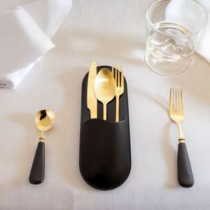 Housse simple pour couverts, pochettes pour couverts, étuis pour couteaux et fourchettes, résistants à l'huile, accessoires de maison pour salle à manger, promotionnels - Product Image 1