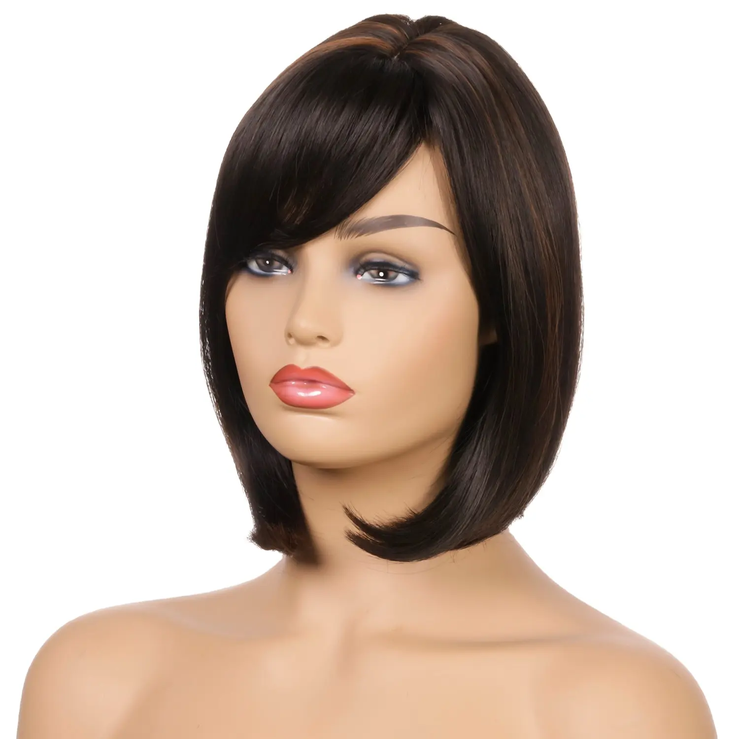 2022 Wholesale high quality bob yellow synthetic hair wigs lace frontal wigs