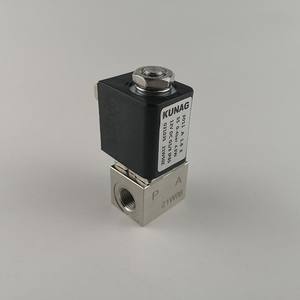 Vanne solénoïde KUNAG 3011-A16E 12V DC 4.8W en acier inoxydable, électromagnétique à deux voies pour l'industrie chimique - Product Image 3