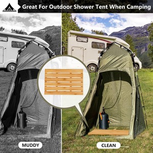 Alfombrilla de Madera para Bañera, Antideslizante e Impermeable, para Uso en Interiores o Exteriores, Alfombra de Baño - Product Image 6