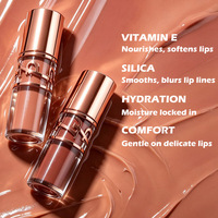 Gloss à lèvres effet miroir Private Label, brillance verre, effet 3D, vitamine E, repulpant, non collant, longue tenue, léger comme une plume