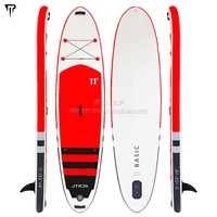 JTRDA 11' Livraison gratuite Dropshipping Planche de paddle gonflable Stand up Paddle Board Koi sup Surfboard Sac de surf avec accessoires