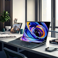 Ordinateur portable à double écran, Intel Core I7, 16 pouces, ordinateurs portables de jeu, écran tactile 14 pouces, 16 Go de RAM, 512 Go de SSD, ordinateur portable Windows 11