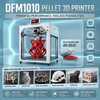 Printer 3D Ekstrusi Pelet Industri FGF 1000x1000x1000mm yang Hemat Biaya dengan Akurasi Tinggi dan Produksi Cepat