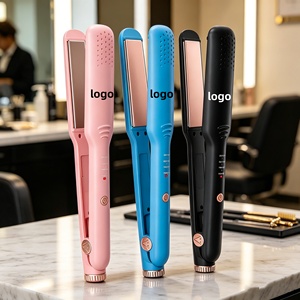 Lisseur de cheveux professionnel portable en titane infrarouge MCH, fer à lisser Diana à plaques larges - Product Image 2