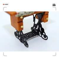 Mini machine à coudre vintage en alliage, échelle 1/12, miniature pour maison de poupée, accessoires pour maison de poupée, accessoires pour maison de poupée antique, ML