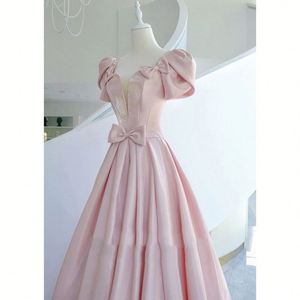 XS-3XL Nuovo Abito da Sera Estivo Stile Principessa per Compleanno, Laurea, Esame d'Arte, Fidanzamento, Damigella d'onore - Product Image 3