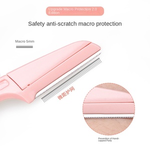 Depiladora de Cejas Plegable en Oferta, Herramienta Portátil Manual para Remover Vello Facial, Recortadora de Cejas para Mujeres - Product Image 3