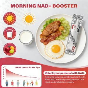 Suplemento Mitocóncico Antioxidante de Alta Absorción para Adultos, Etiqueta Privada, NAD+, Resveratrol, PQQ, Vitaminas en Paquetes Líquidos - Product Image 6