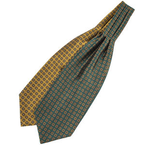 <span class=keywords><strong>Ascot</strong></span> 100% Polyester Microfibre pour <span class=keywords><strong>Homme</strong></span> Motifs Pétales <span class=keywords><strong>Cravate</strong></span> pour Adulte Disponible en 2 Couleurs - Product Image 3