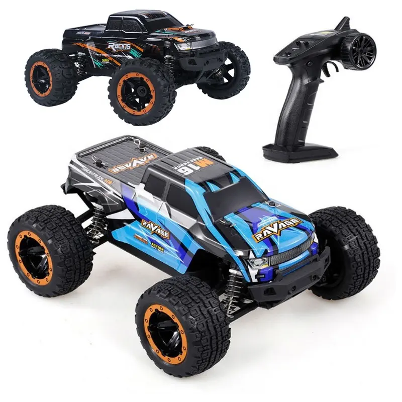 hbx 16889 2.4g proportional 1:16 4wd waterproof brushless esc brushed 7.4v li-ion 45kmh radio control truck rc race car