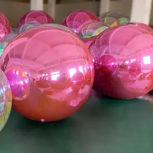 Disco Reus Opknoping Opblaasbare Spiegelbal Grote Glanzende Spiegelbolballon Voor Evenementen Verjaardagsfeest Bruiloft Podiumdecoratie