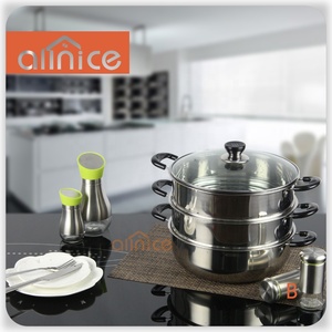 Bình Thường Thiết Kế 2 3 Lớp Hot Bán Thép Không Gỉ Cookware Couscous Nồi Hấp - Product Image 5