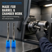 6-gt-saami Alésoir de chambre SAAMI en carbure monobloc de tungstène HSS HRC75+ sans liquide de refroidissement