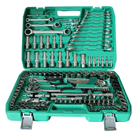 Kit d'outils mécaniques de réparation de haute qualité, 151 pièces, clés à douilles, clés à molette
