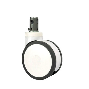 Dlpo roda resistente de castor, alta qualidade 5 6 polegadas, gêmeos, fechamento central, roda resistente, candeeiro médico, hospital - Product Image 6