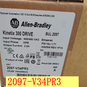 Variateur de fréquence AC Kinetix 300 Drive 2.0A 400/480VAC Ethernet/IP 2097-V34PR3 pour la marque Allen-Bradley - Product Image 3