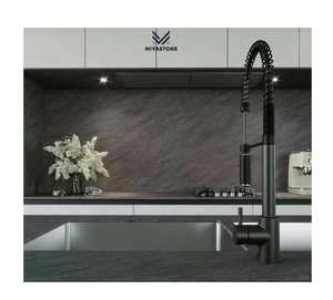 Nuevo Material pulido de piedra Natural gris moderno para uso en interiores, para encimeras de cocina, mesa de comedor, pared de fondo Interior - Product Image 1