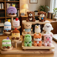 Vente en gros, promotion économique : Poupées et jouets en peluche pour machine à griffes, 10-15 cm, assortiment de modèles doux et de haute qualité
