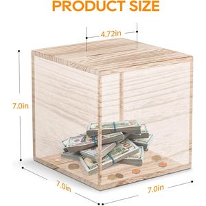 Les tirelires en argent réel créatives pour adultes ne peuvent stocker que des tirelires qui ne peuvent pas être retirées - Product Image 2
