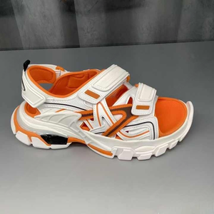 Sandales d'extérieur tendance - Chaussures de plage respirantes à bout ouvert de couleur unie - Chaussures plates antidérapantes de marque de luxe - Été - Product Image 6