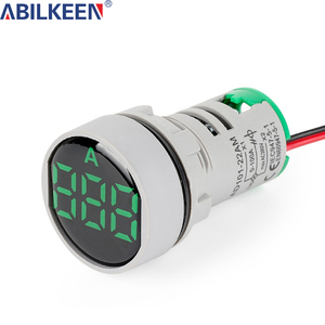 Độ chính xác cao AD101-22AMR kỹ thuật số Bảng điều chỉnh <span class=keywords><strong>Meter</strong></span> Ampe kế 30 mét hiện tại <span class=keywords><strong>Meter</strong></span> 0-100a <span class=keywords><strong>LED</strong></span> chỉ số thí điểm ánh sáng màu đỏ màu vàng màu xanh lá cây Trắng - Product Image 6