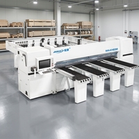 Scie à panneaux CNC MINGAN haute précision 120 mm d'épaisseur, machine de découpe du bois robuste avec flotteur d'air
