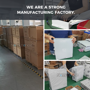 Boîte de jonction électrique en plastique étanche IP65, boîte d'enclosure personnalisée en ABS pour instruments électroniques d'extérieur avec <span class=keywords><strong>ventilateur</strong></span> thermostat - Product Image 5