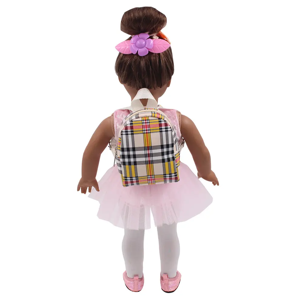 14-18inch Doll Mimi Backpack for Doll Bags Zipper Backpack Mini Bag Doll Accessories customize factory