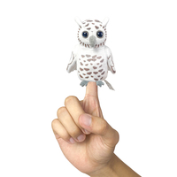 Figurine en peluche personnalisée mignonne jouets perroquet hibou oiseau marionnette à doigt jouets éducatifs en peluche pour les enfants