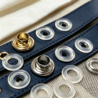 Kancing Logam Berkualitas Tinggi Dengan Washer Anti-Selip Transparan Pelindung Anti-Lepas untuk Tas Kulit, Sepatu, Pakaian