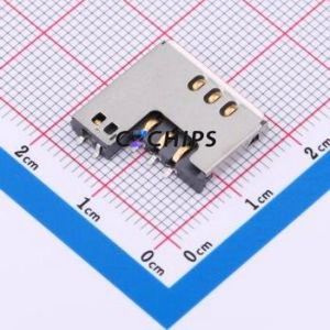 C7027-21 SIM Card Connector SMD Connector ( Connector Type: Card Holder )( Operating Temperature: -40℃~+85℃ ) - Product Image 1