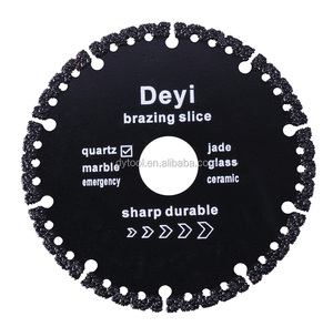 Deyi 115mm 4.5 pouces Meuleuse D'angle Diamant <span class=keywords><strong>Enduit</strong></span> Multi Scie <span class=keywords><strong>Lame</strong></span> Coupe Métaux Ferreux En Fiber de Verre et bien plus - Product Image 4