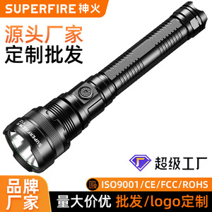 SHENHUO ไฟฉาย LED อะลูมิเนียมอัลลอยแบบชาร์จไฟได้, ไฟฉาย2600Lm ลูเมนค่าความสว่างสูงใช้ในบ้านกลางแจ้ง Y12ขับขี่กลางคืน - Product Image 5