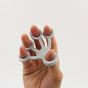 En gros, Appareil d'entraînement de la force des doigts en silicone, Renforceur de préhension élastique pour la main, Exerciceur de guitare pour patients - Product Image 3