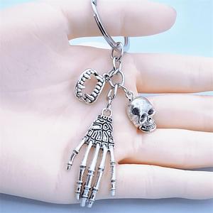 Accesorios <span class=keywords><strong>de</strong></span> Halloween esqueleto fantasma garra Horror llavero creativo mochila colgante accesorios llavero - Product Image 4
