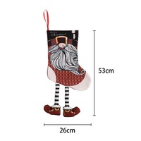 Chaussettes de Noël personnalisées en forme de Père Noël et de bonhomme de neige, chaussettes douces et festives pour hommes, femmes, famille, fête, vente en gros