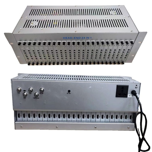 TL-24HD/AV 24 Port HD/AV RCA Input Fixed Channel Modulator for Analog TV Project User No Need STB Cheapest TV Solution