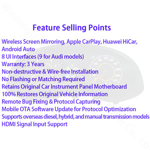 Écran HD de remplacement de 12,3 pouces, approuvé par la FCC, prix abordable, cockpit virtuel pour <span class=keywords><strong>Audi</strong></span> Q3 PQ Typ 8U Facelift FL 2012-2018 - Product Image 3