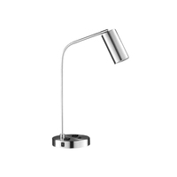 Lampe de bureau incurvée Kawell OEM ODM en gros pour hôtels, avec prises et ports USB