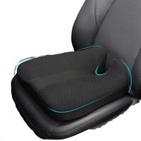 Coussin de siège en mousse à mémoire de forme orthopédique tricoté en forme de cale pour soulager les douleurs lombaires, des hanches et des poignets, personnalisable pour le bureau et la conduite