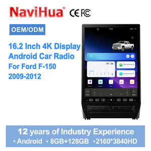 วิทยุติดรถยนต์ NaviHua รุ่นใหม่ ขนาด 16.2 นิ้ว 4K ระบบ Android พร้อมระบบนำทาง GPS หน้าจอสัมผัส สำหรับรถยนต์ Ford F-150 ปี 2009-2012 รองรับ Carplay และหน้าจอ Android - Product Image 1