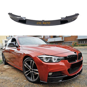 Spaccalegna per prestazioni MP stile nero opaco Gloss nero carbonio guardare labbro paraurti anteriore per <span class=keywords><strong>BMW</strong></span> serie 3 F30 M Tech Sport modello - Product Image 1